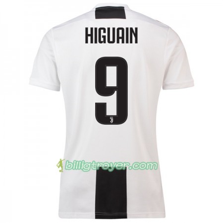 Billige Fotballdrakter Juventus Higuain 9 Hjemmedraktsett 2018/19 Kortermet